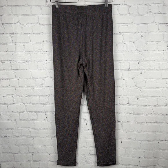 TEREZ multicolor metallic pleated high waist lightweight stretch pants, size S - Picture 3 of 13